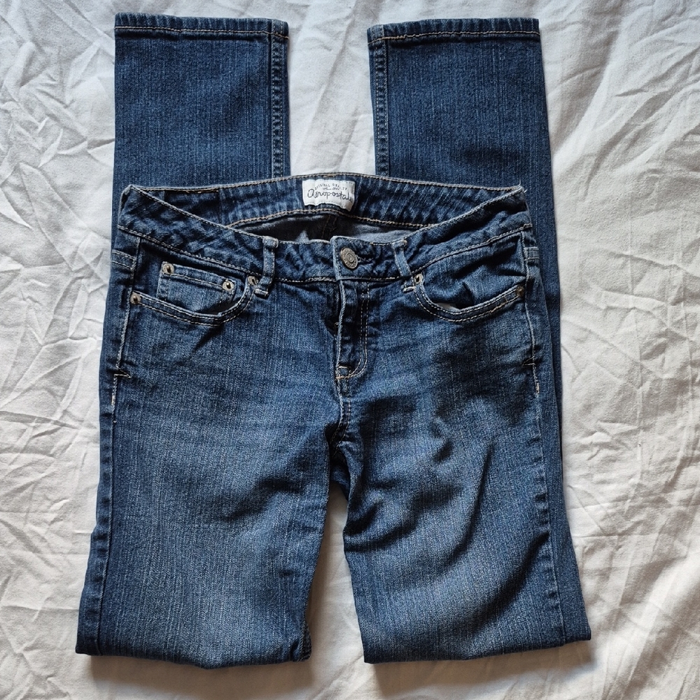 Aeropostale Dark Blue Bayla Skinny Jeans